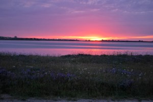 Coucher de soleil Îles de la madeleine