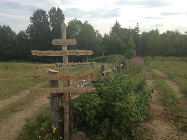 Arrivée sur le domaine (c) MEB